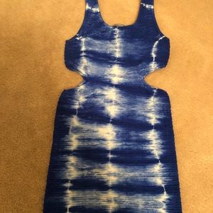 bebe Dresses - Blue and white tie-dye Bebe dress bebe Dresses - Blue and white tie-dye Bebe dress